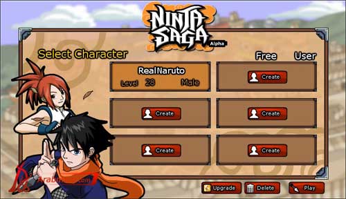 كيفية بداية رحلة النينجا في لعبة Ninja Saga