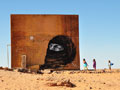 فن الشارع في الصحراء