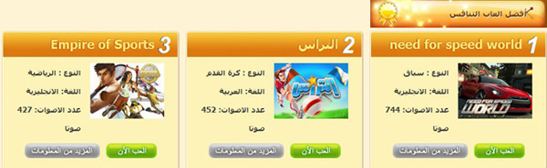 أفضل العاب اون لاين في العالم العربي لعام 2012 أفضل العاب اون لاين في لعام 2013