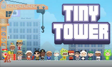 لعبة ادارة التجارة الخيالية بمنصة أندرويد Tiny Tower 