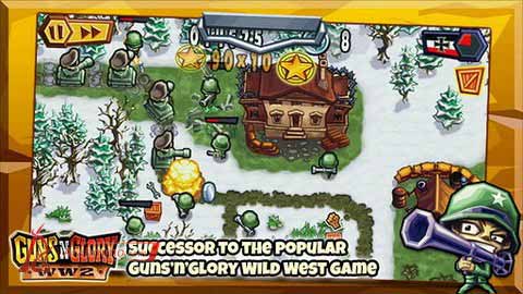 لعبة الحرب المثيرة على منصة أندرويد Guns n Glory WW2 
