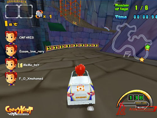لعبة Crazy Kart قادمة إلي الشرق الأوسط