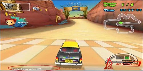 دردش في لعبة كريزي كارت