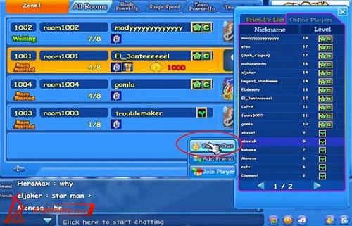 دردش في لعبة كريزي كارت