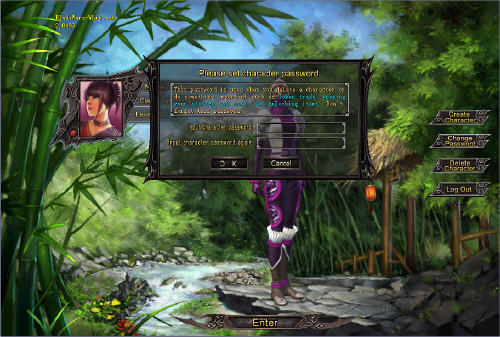 انشاء الشخصية في لعبة Blade Wars