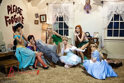 مجموعة من الأميرات ديزني لاند