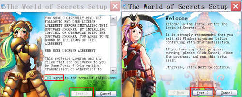 دليل لعبة عالم الاسرار : كيفية التنصيب 