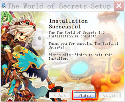 دليل لعبة عالم الاسرار : كيفية التنصيب 