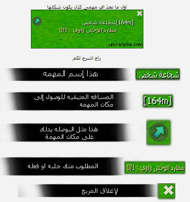 دليل لعبة عالم الاسرار : شرح واجهة اللعبة بصور