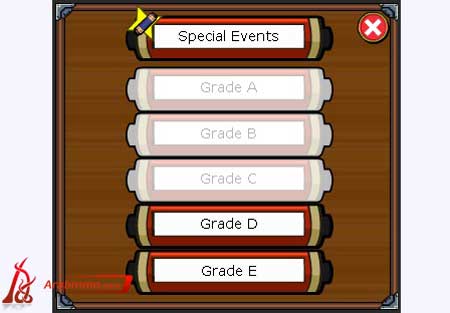 شرح درجة اللاعبين في لعبة Ninja Saga