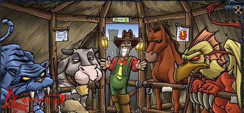 شرح الإسطبل في لعبة Shakes & Fidget 