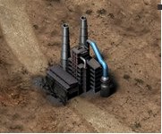 شرح محطات الطاقة ومعامل المواد الخام فى لعبة صاعقة الصحراء 