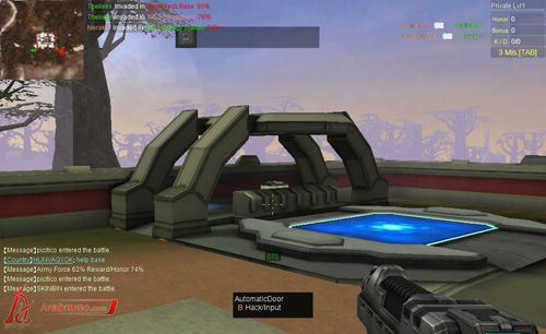 امسك بسلاح واخترق رئيس العدو امسك بسلاح واخترق رئيس العدو