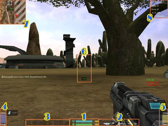 امسك بسلاح واخترق رئيس العدو امسك بسلاح واخترق رئيس العدو