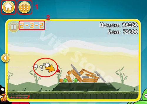 دليل فلاش للعبة الطيور الغاضبة دليل فلاش للعبة الطيور الغاضبة