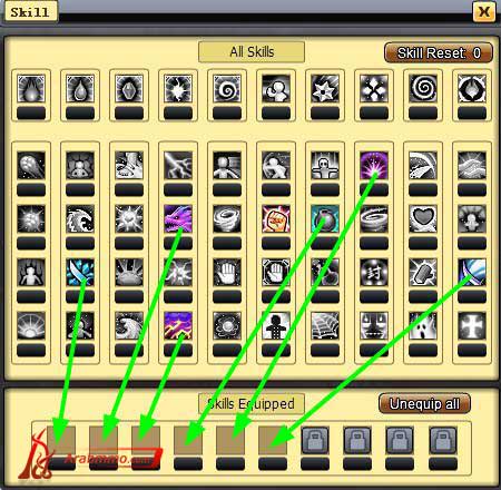  ترقيات المهارات في لعبة Pockie Ninja