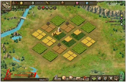 استعراض واجهة لعبة فرسان المجد