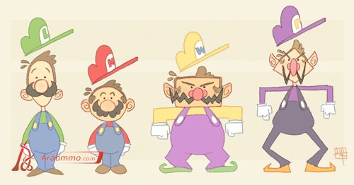 لكل أخوا Mario شكل خاص فريد