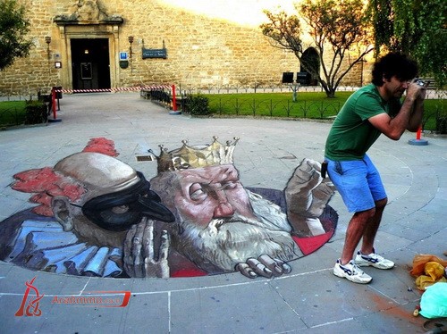 تعود رسوم 3D في الشوارع