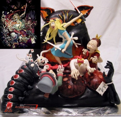 إن الكعكة لذيذة جميلة