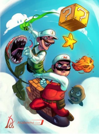 آخر الأعمال الفنية لِلُعبة Super mario