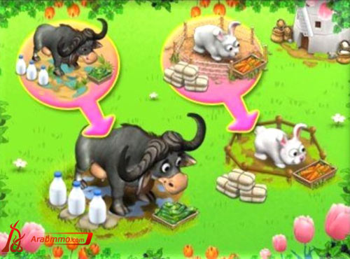 لعبة المزرعة السعيدة على الفيس بوك