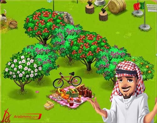 لعبة المزرعة السعيدة على الفيس بوك