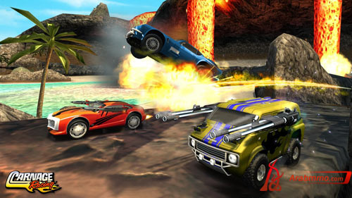 لعبة Carnage Racing على الفيس بوك