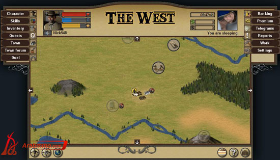 لعبة The West