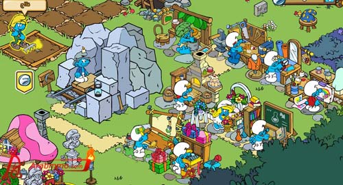 أفضل الخصائص المهمة الجديدة للعبة The Smurfs & Co: Spellbound في الفيس بوك لعبة The Smurfs & Co: Spellbound