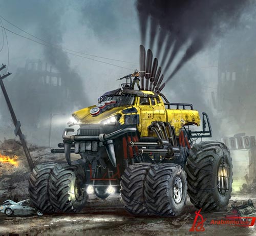 رسوم لعبة سباق